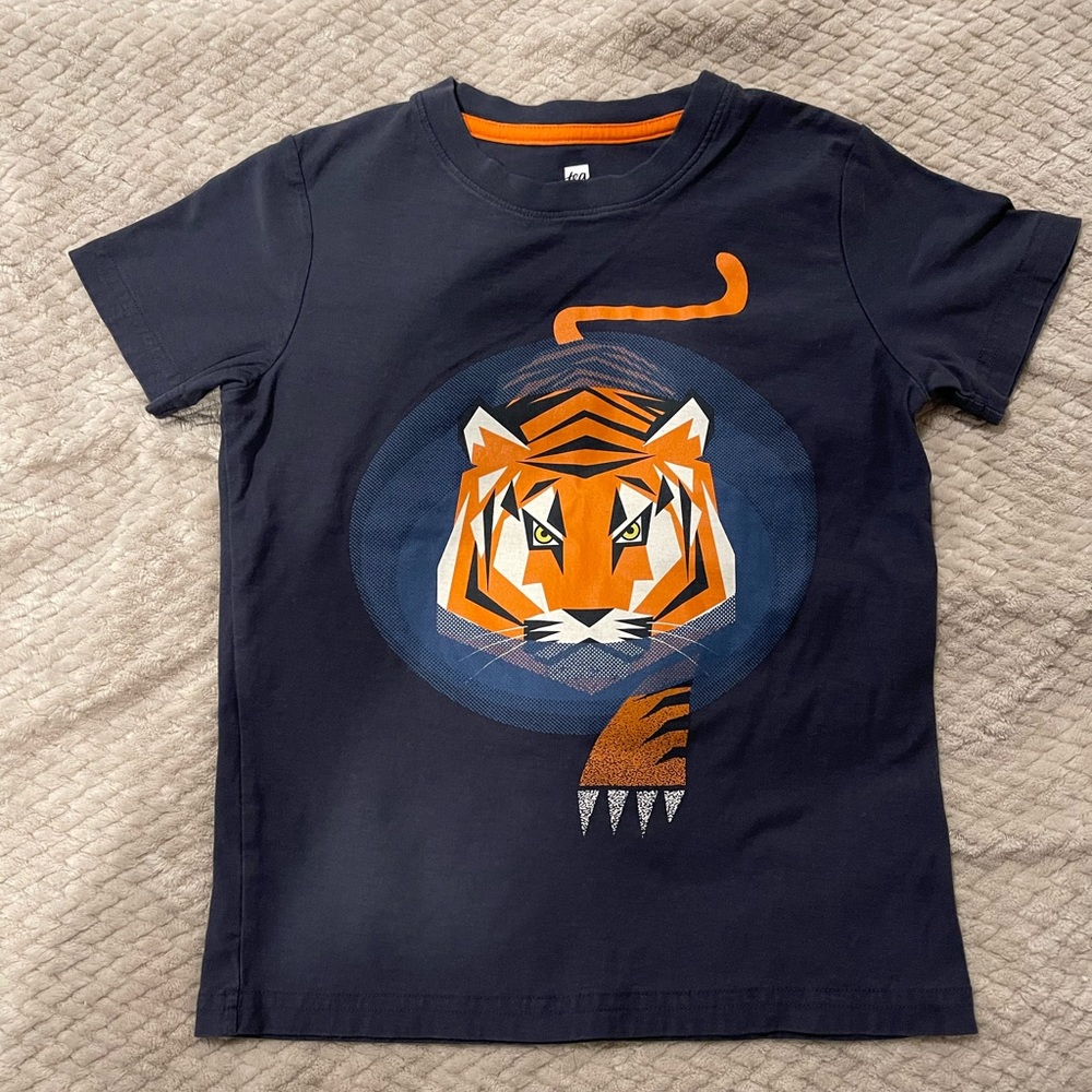 Boys’ Tea brand tshirt -Tiger. Size 7. Great condition.